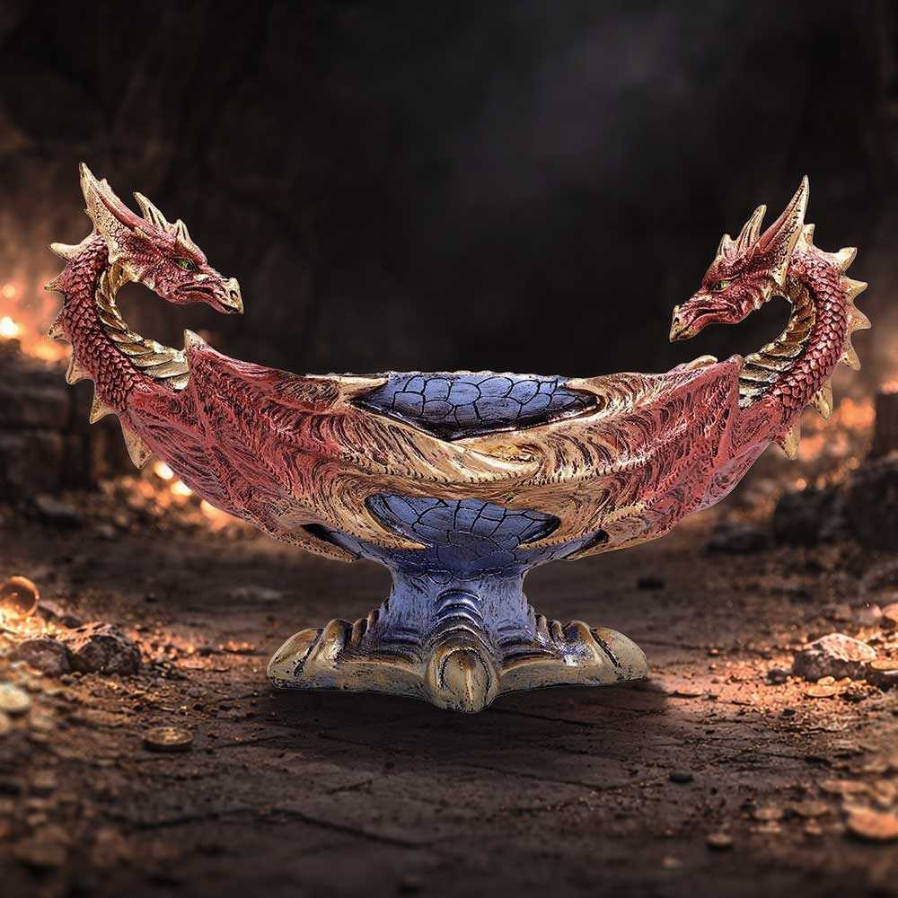 Nemesis Now - Scaled Hoard Dekorative Figur - Mehrfarben